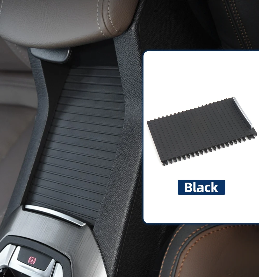 

Car Water Cup Holder Curtain Cover Trim Console Storage Tray Cover Trim Cover Slide Roller Blind Cover For PEUGEOT 408 2014-2022