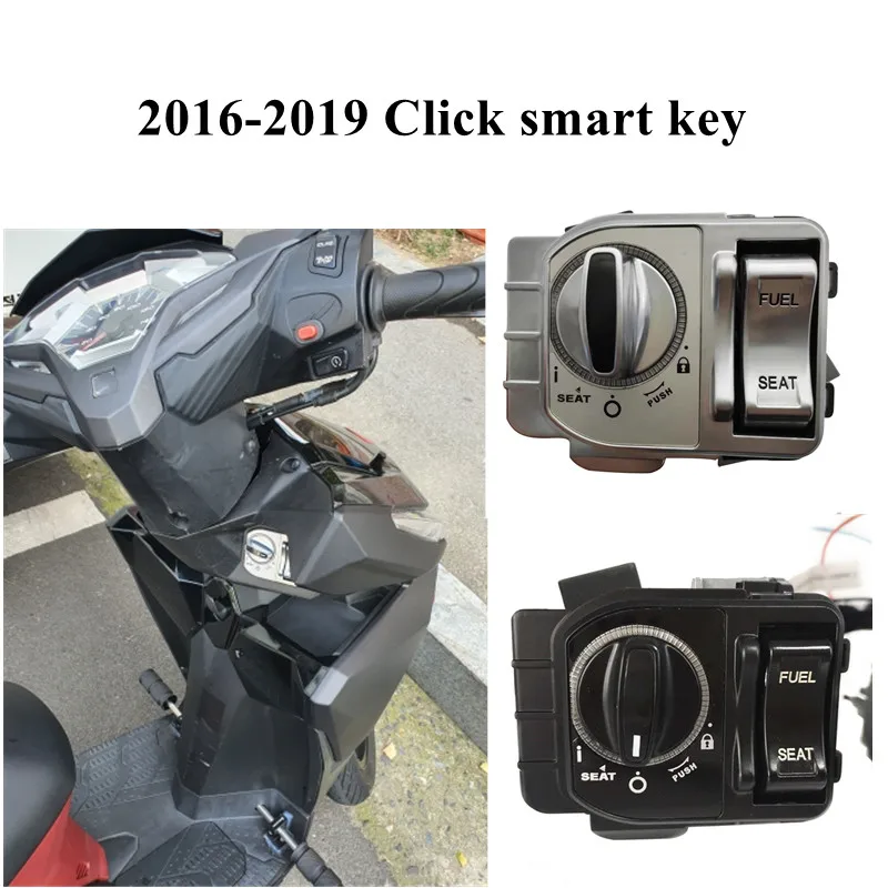 Modified Motorcycle Click125 click150 click smart key keyless start