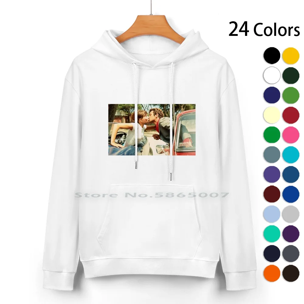 

Pierrot Le Fou Pure Cotton Hoodie Sweater 24 Colors Pierrot Le Fou French Cinema 60s Film Anna Karina Jean Paul Belmondo