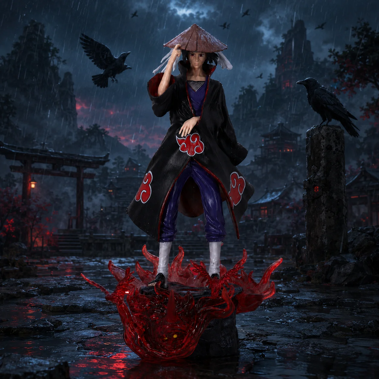 Uchiha Itachi Anime Action Figure - Collector's Desktop Ornament & Gift Decoration