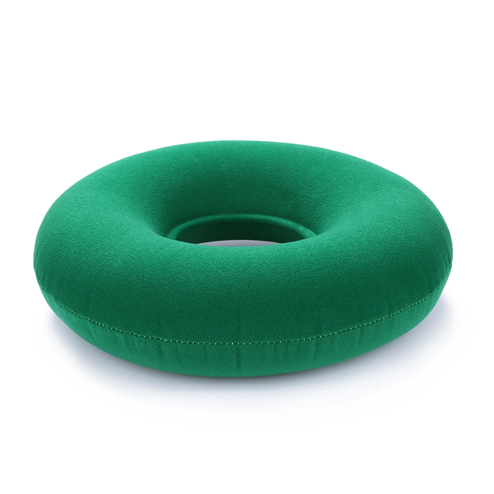 37cm Hüft stütze medizinische Hämorrhoiden Sitzpolster aufblasbares Massage kissen mit Pumpe rundes Ring kissen Anti Dekubitus Donut Stuhl polster – Detail 15