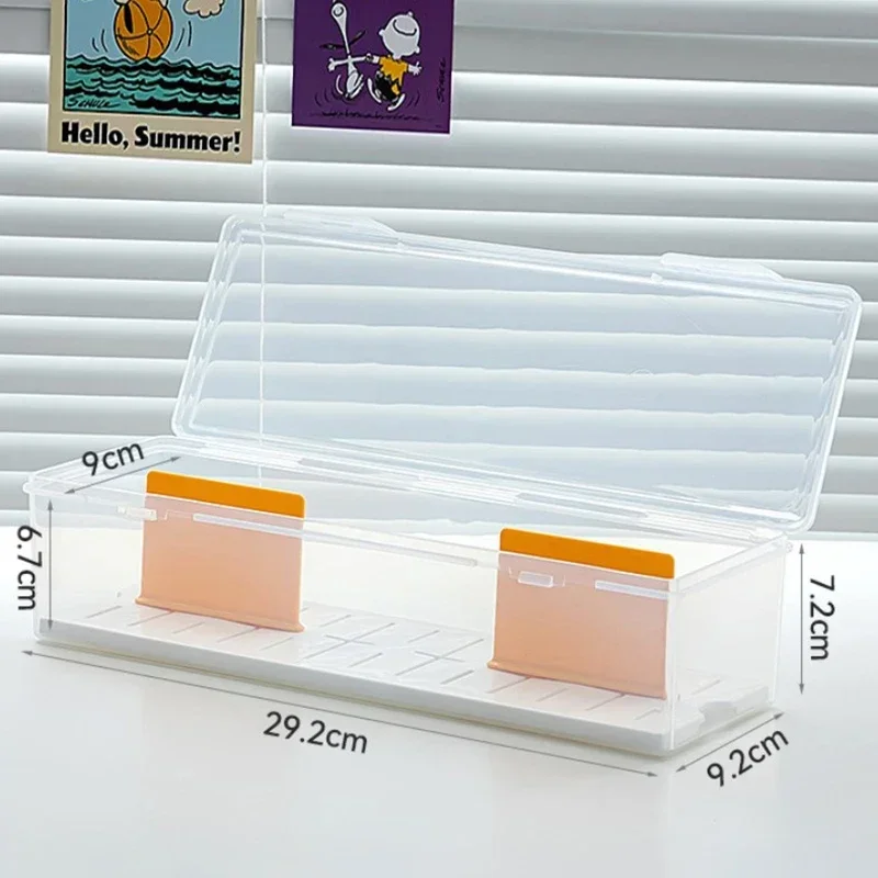 1Pc Clear Plastic Compartmentalized Organizer Box Holds 550+ Game Cards Storage Box With Adjustable Divider For PTCG/MTG Cards