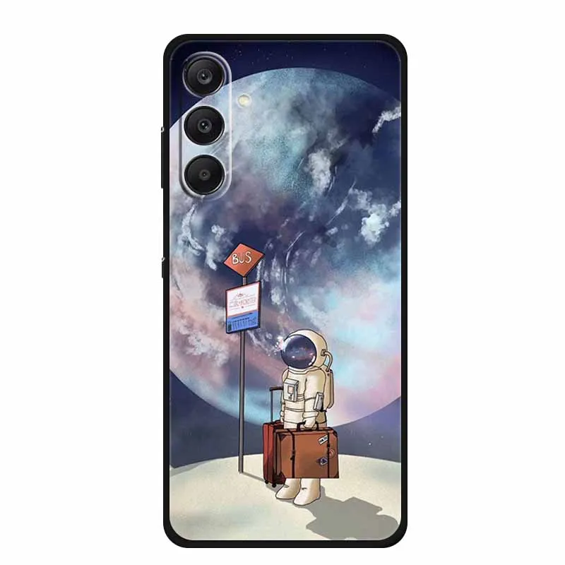 Cool Astronaut Space Soft Silicone TPU Phone Case