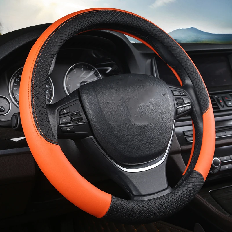 Auto Lenkrad Abdeckung Für Skoda Alle Modelle Octavia Schnelle Hervorragende Fabia Kodiaq Yeti Karoq Kamiq Auto Styling Zubehör