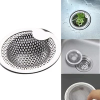 Stainless Steel Strainer Multiple Use Kitchen Sink Sink Filter Bathroom Sink Hair Filter Mop Pool Filter Sewer Floor Drain 1pc 1