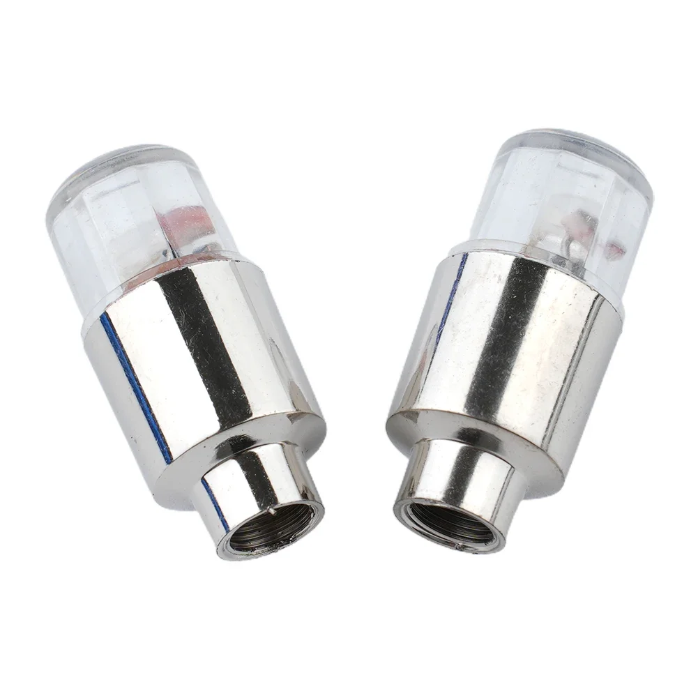 4X Car Tire Tyre Wheel Dust Stem Air Valve Cap Stem LED Light Cover Accessory Led Lights Assembled Wheel Light
