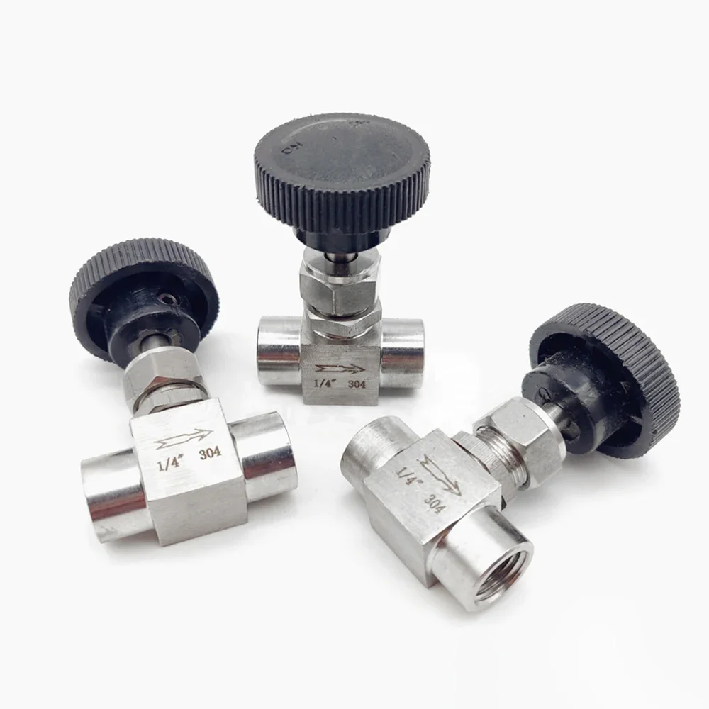 

Игольчатый клапан с резьбой 1/8 дюйма, 1/4 дюйма, 3/8 дюйма, 1/2 дюйма, BSP, кран из нержавеющей стали 304 с контролем расхода воды, газа, масла, пропана