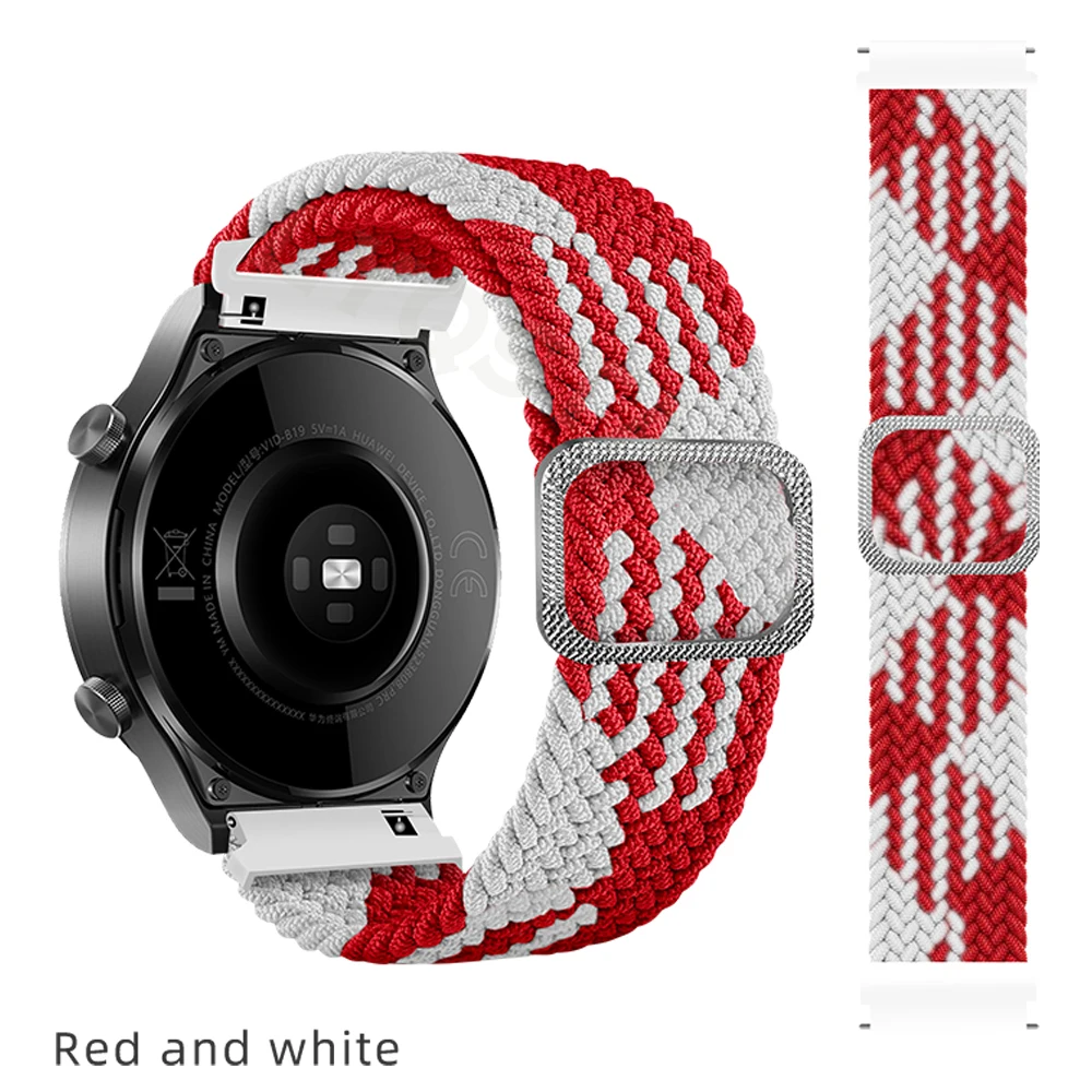 Premium 22mm Nylon Smartwatch Band Bracelet