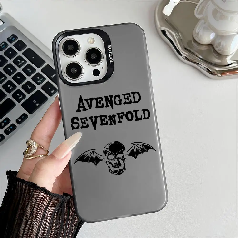 Avenged Sevenfold Designer Matte Laser Aurora Phone Case
