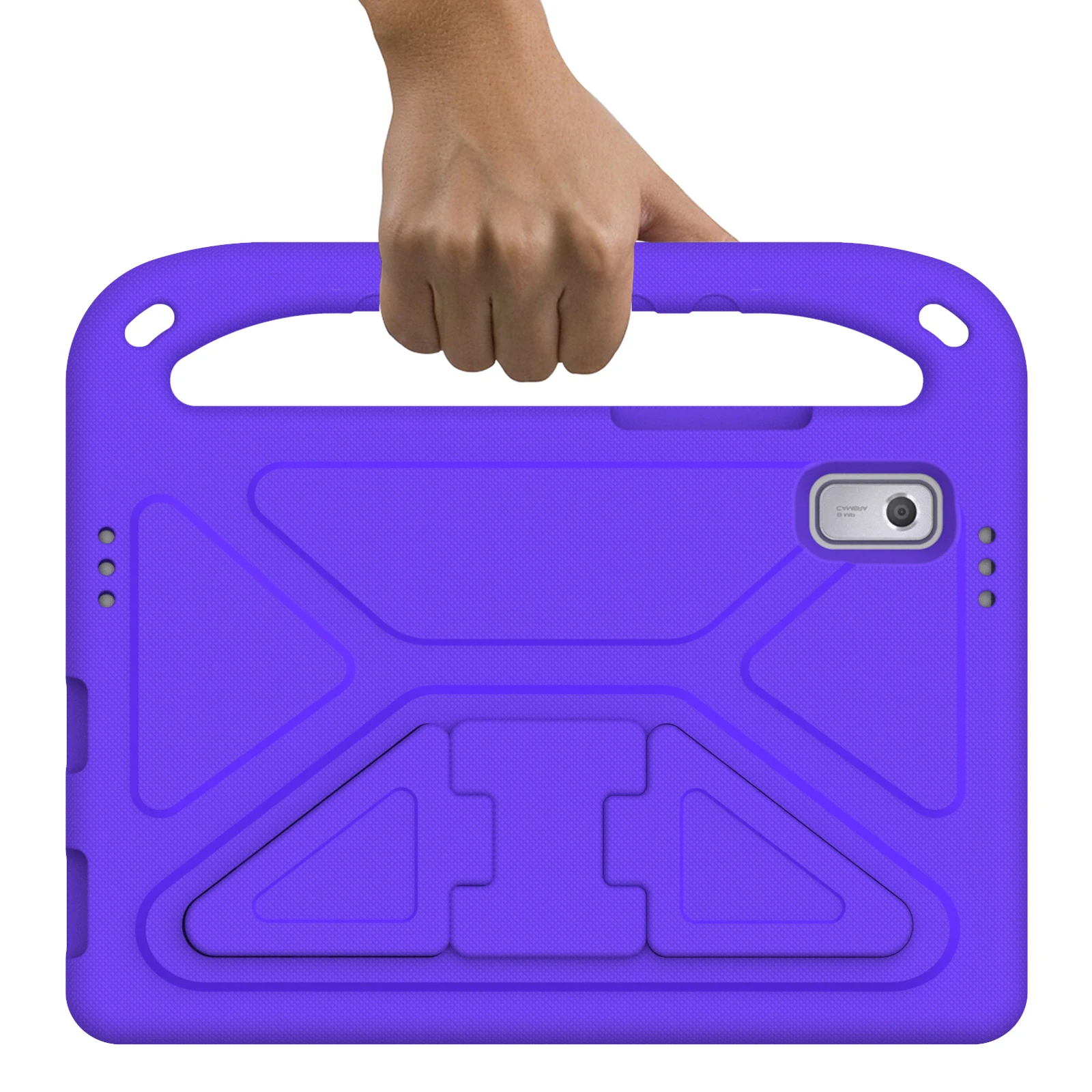 Durable Shockproof Stand Cover with Handle for 9-Inch Tablets - Kids Safe Friendly, Soft EVA Case
