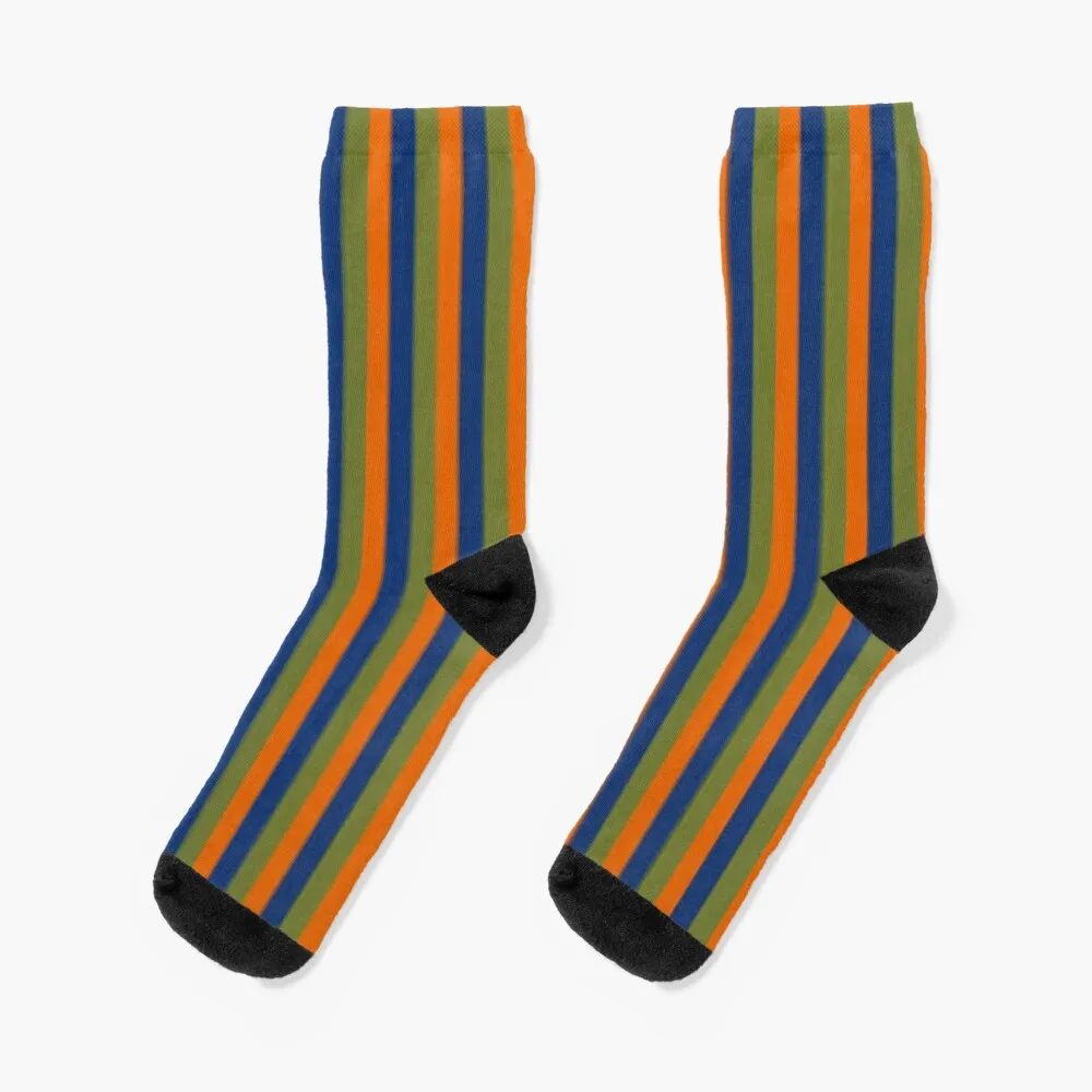 

70s and 80s Puppet Inspired Striped Shirt Design Pattern Socks Women'S Compression Sock