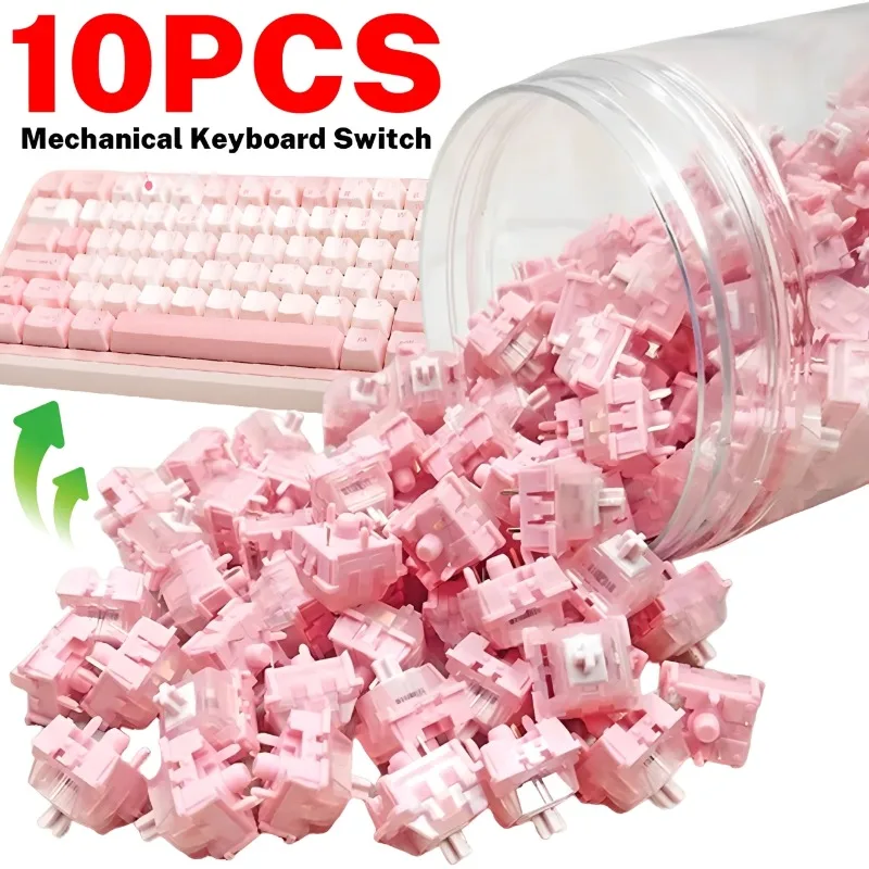 Sakura V2 Linear RGB Mechanical Keyboard Switches - Customization Accessories, Lubrication Included