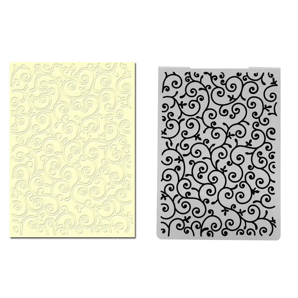 Embossing Folder Plastic Embossing Folder 3D Embossing Folders Emboss Plate Scrapbooking Album Decoration DIY Paper Birthday Paper Card Making