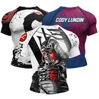 Nouvelle tendance : T-shirt de sport à manches courtes pour homme, imprimé numérique 3D, séchage rapide, respirant, col rond, idéal pour la course à pied 1