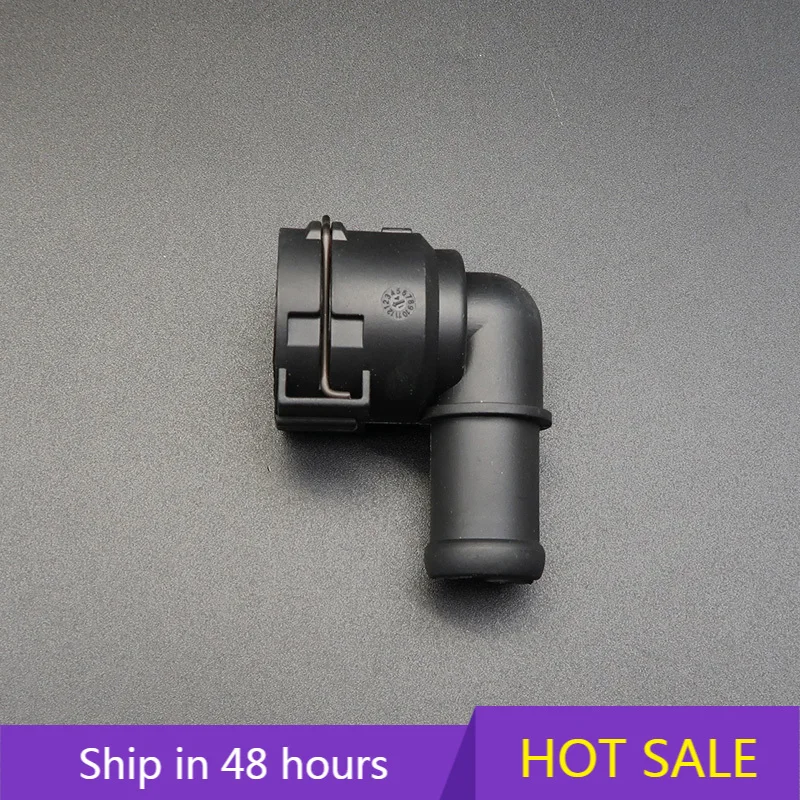 1K0122291H FOR Audi A3 TT Volkswagen Series Engine Radiator Tank Downpipe Connector Black High Quality Auto Parts