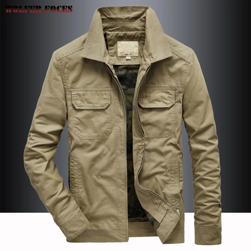 Jackets Man Motorcycle Jacket Bomber Male Parkas Coat Men Tactical Clothing Men's Winter Work Wear Windbreak Cardigan Military
