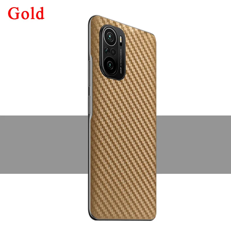 3D Carbon Fiber Phone Protective Sticker Film For Xiaomi Poco F3 Redmi K40 Pro k30 k20 Pro Ultra Rear Cover Back Decal Skin