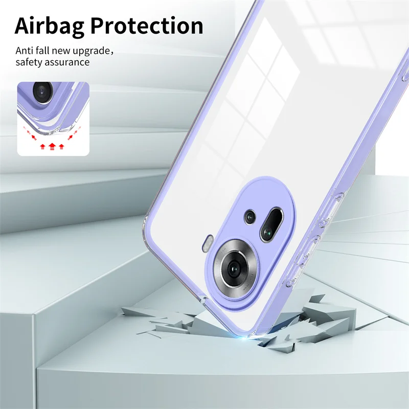 Shockproof Hard PC Bumper Silicone TPU Back Cover