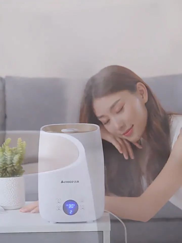 CHIGO ZG-512 Air Humidifier Smart Touch Silent Aromatherapy Timing Antibacterial 4L Large Capacity