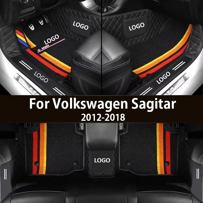 

Автомобильные коврики для Фольксваген сагитар 2012-2018, автомобильные накладки на ножки на заказ, кожаный ковер, аксессуары для интерьера