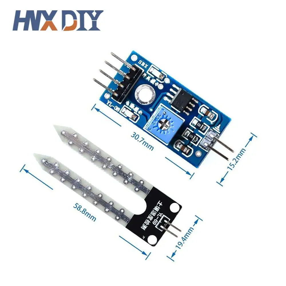 5/10pcs Soil Moisture Hygrometer Detection Humidity Sensor Module For arduino Development Board DIY Robot Smart Car