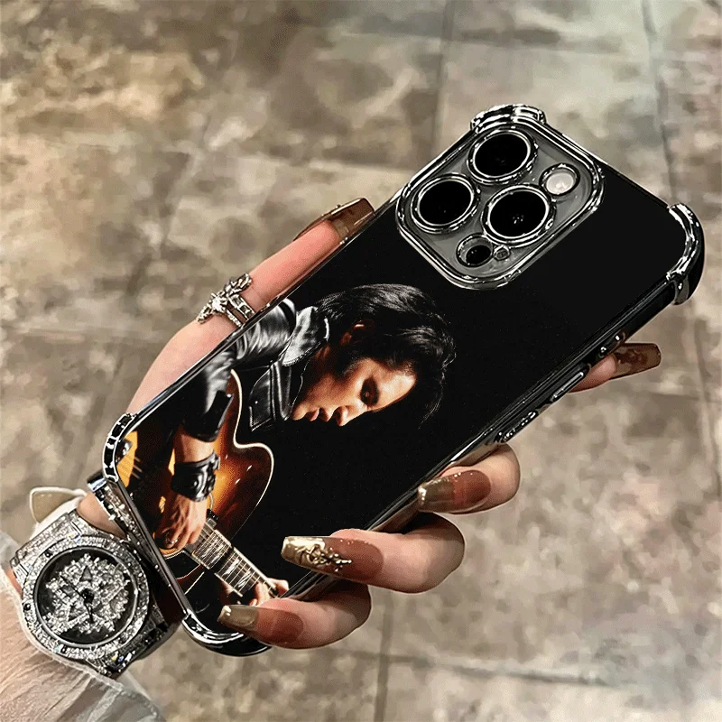 Elvis Presley Soft Plating Anti-Fall Phone Case