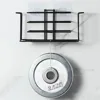 1 Pair Transparent Hanging Shelf Hooks Wall Storage Rack Fixing Patch Strong Self-Adhesive Snap For Kitchen Bathroom Gadgets 6
