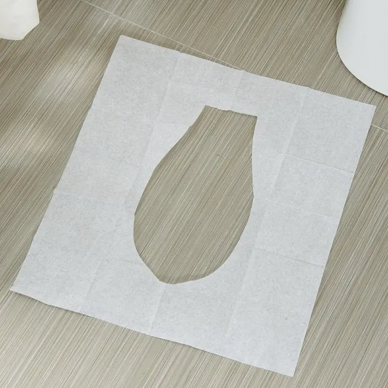 lot Disposable Toilet Seat Cover Waterproof Safety Travel/Camping Bathroom Accessiories Mat Portable Essential for Outdoor 4