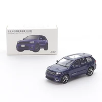 JKM 1/64 Jeep Grand Cherokee Trackhawk 2019 Alloy Car Diecast Model Shock Absorption Model Toy Car Collect Ornaments 2