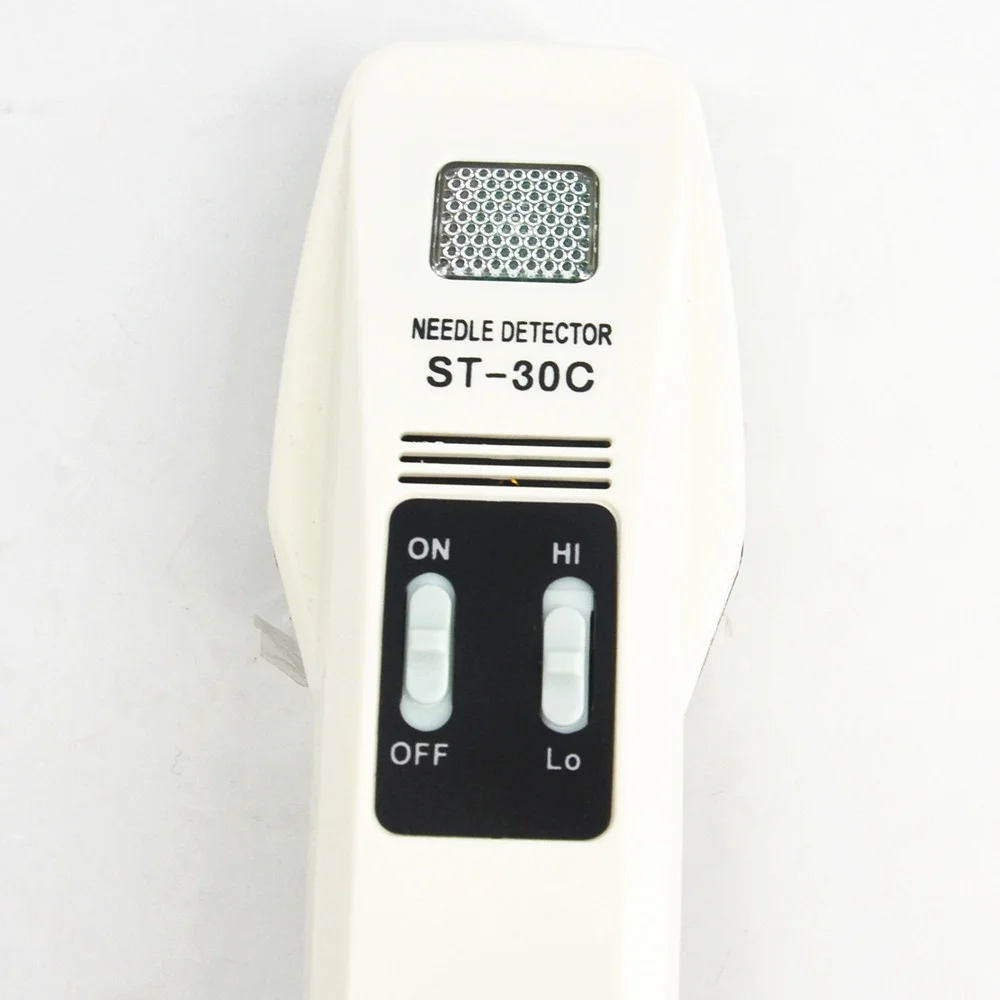 ST-30C Metal Iron Needle Detector Food Clothing Knitting Toy Bedding Broken Pins Nails Clips Scanner Missed Metal Object Scanner 3