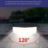 HZZKZZ LED Solar Deck Lights Outdoor Step Waterproof Solar Lights for Railing Stairs Step Fence Yard Patio and Pathway 2
