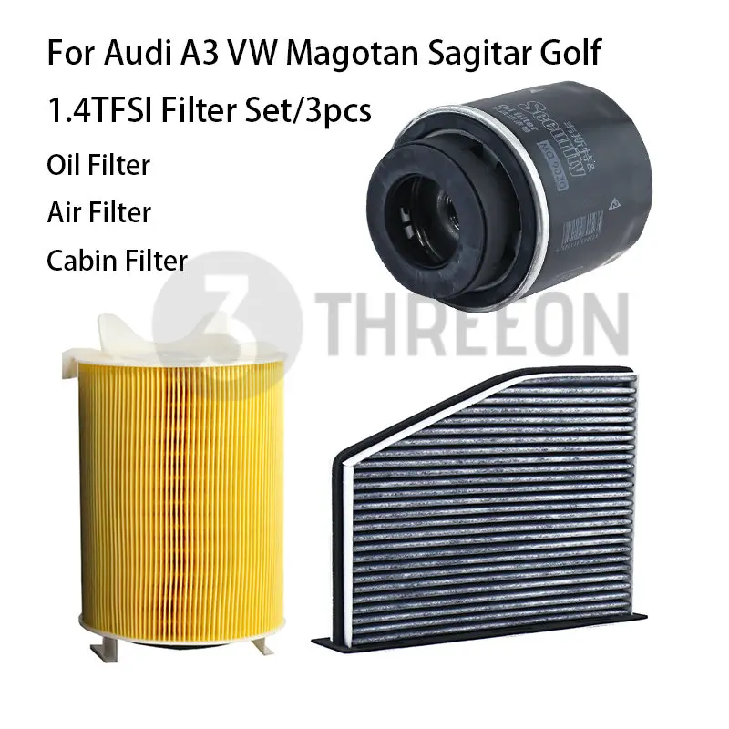 

Высококачественный воздушный фильтр WESTGUARD Oli, фильтр салона для Audi A3 VW Magotan Sagitar, Golf 1,4 TFSI, набор фильтров/3 шт.