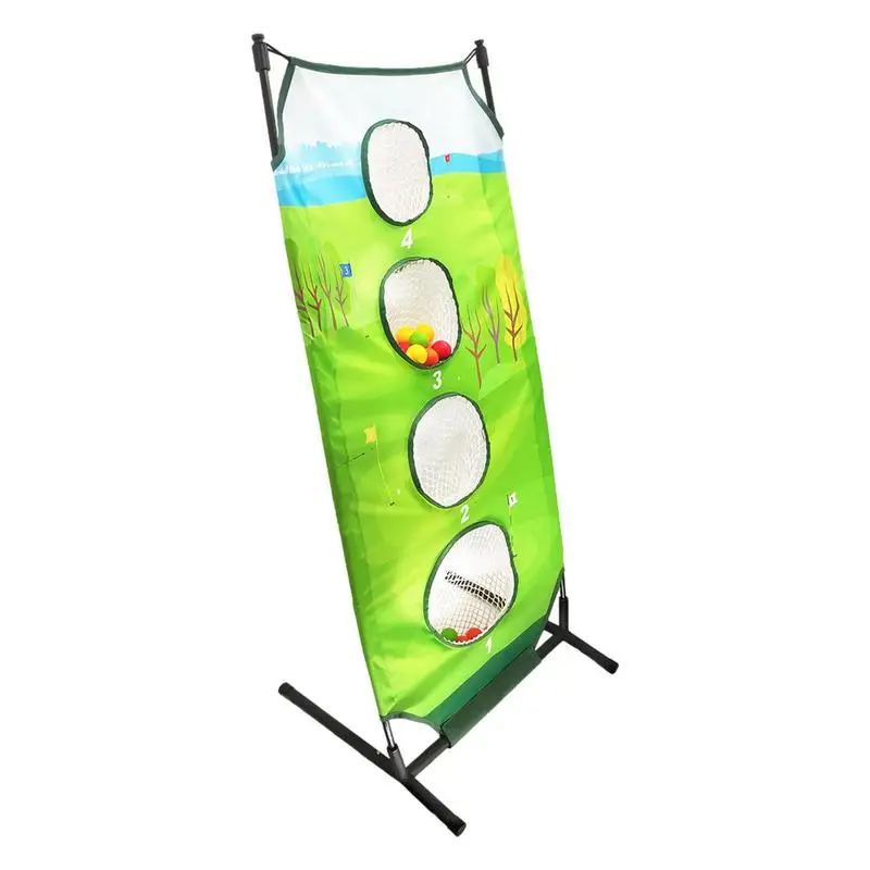 

Golf Hitting Net Large Chipping Net With Four Holes Training Net With Iron Frame For Improving Chipping Multifunctional Golf