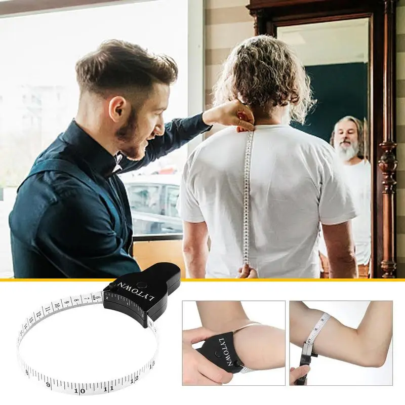 Set Di 4 Metro A Nastro Morbidi Per Sartoria - 150 Cm, Doppia Scala CM/Pollici, 4 Colori - Foto 2