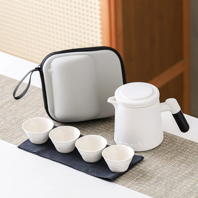 طقم شاي سيراميك محمول احترافي