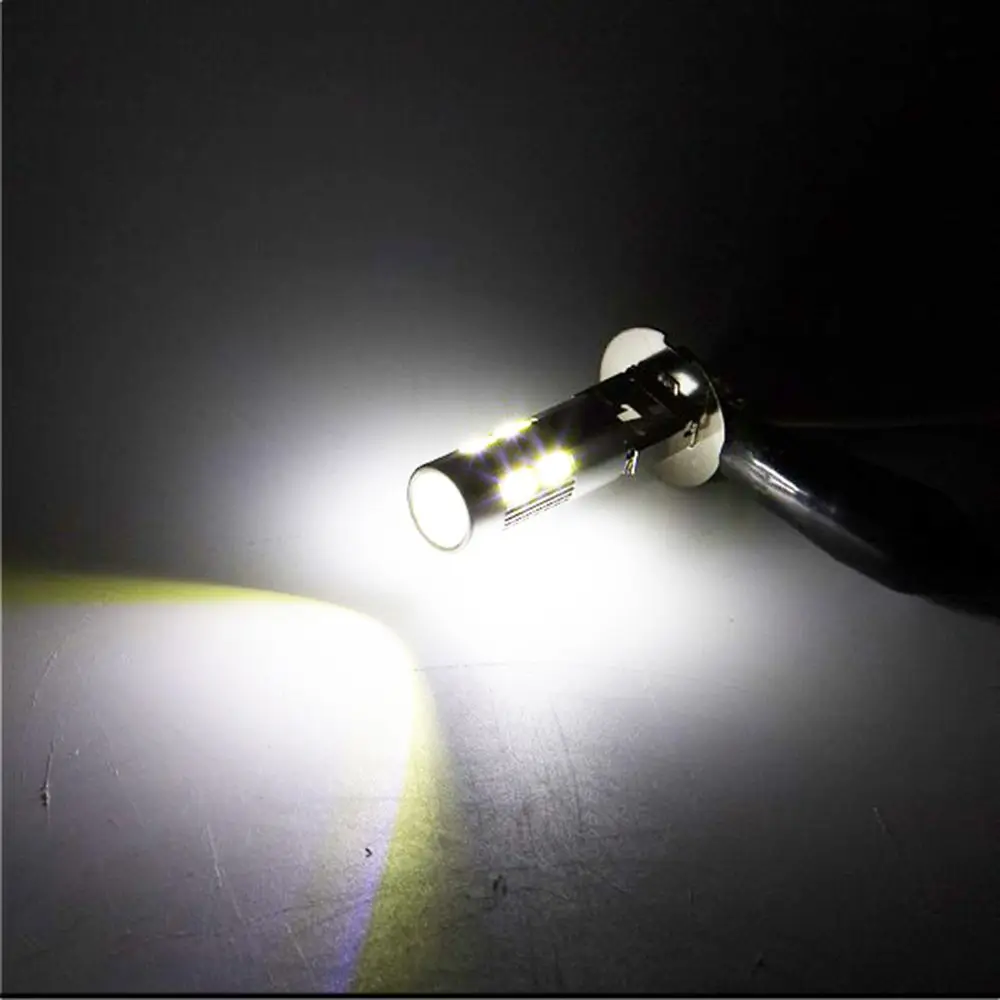 1 PC 5630 SMD 10 LED H1 6000K Car Lamp Fog Driving Light Bulb Headlight DC 12V Car Headlight Bulbs