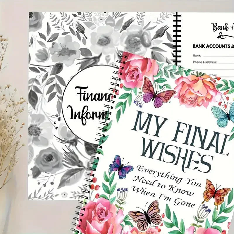 Daily Planner Notepad My Final Wishes End of Life Planner Journal Notebook Everything You Need to Know When I'm Gone Last Wishes 4