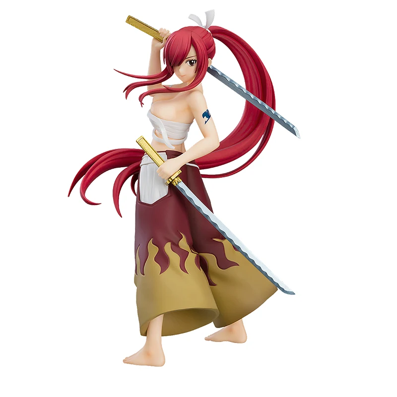 

100% Original Anime GSC PUP Fairy Tail Elsa Demon Sword Red Sakura Figure