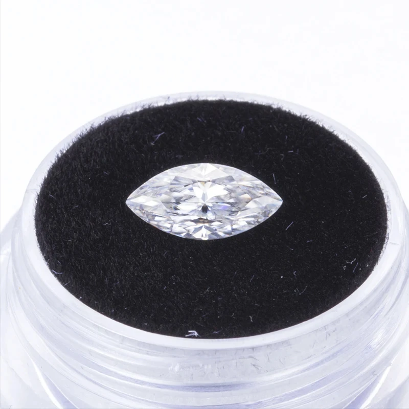 Top Quality 0.05-5ct Rare Marquise Cut Moissanite Loose Stone D Color VVS1 Super White Certified Marquise Moissanite Diamond