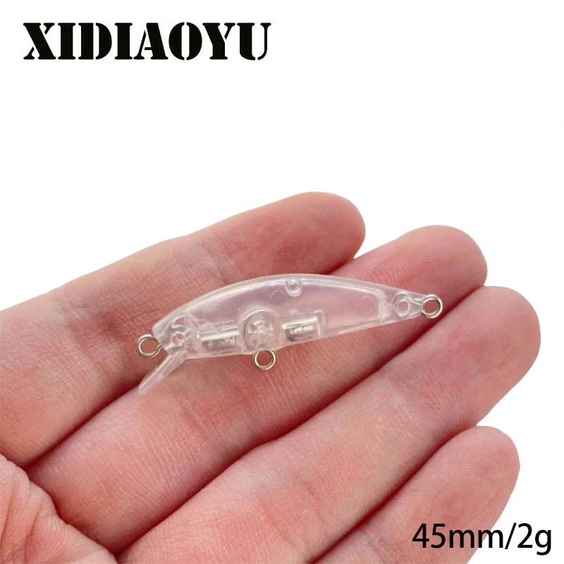 Fishing lure 10pcs 45mm 2g blank bait
