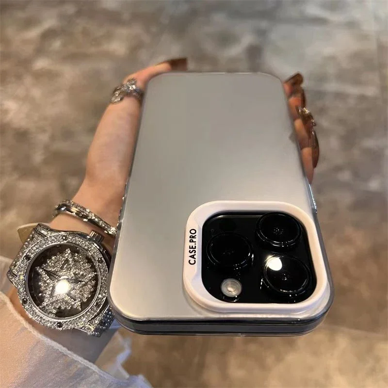 Elegant Matte Shockproof Bumper Phone Case Cover