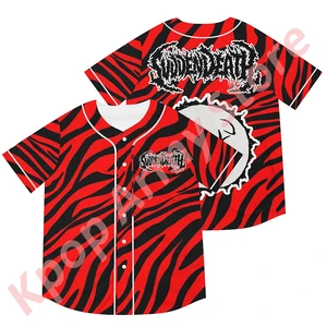 Svdden Death Logo Merch Baseball Jacket Women Men Fashion Casual Tour Short Sleeve T-shirts