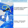 Electric Foam Plane Glider Hand Throw Airplane with LED Light Automatic Flight Planes Outdoor Kids Toys for Children Boys Gifts 5
