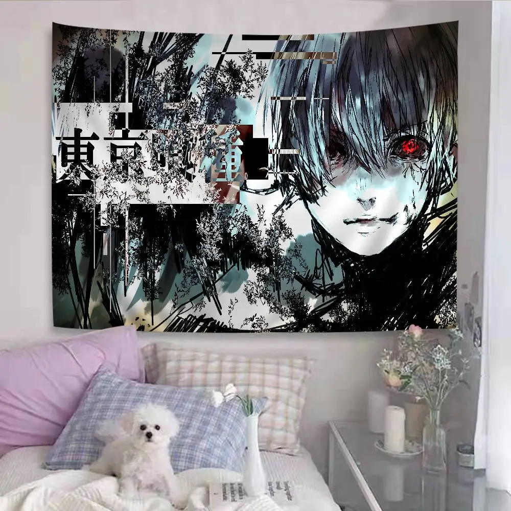 Tokyo Ghoul Anime Tapestry - Bohemian Home Decor & Divination Accent