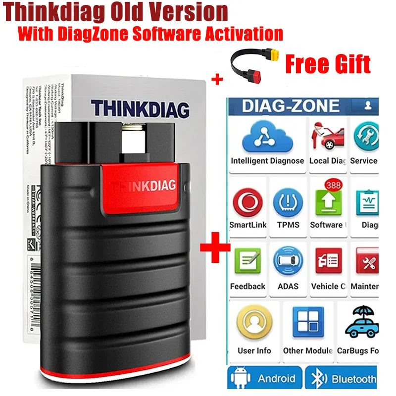 Thinkcar Thinkdiag Diagzone Pro Thinkdiag Vecchia Versione Lettore Di Codici Obd2 Tutti I Sistemi Codifica Ecu Test Attivo Strumenti Dignostic