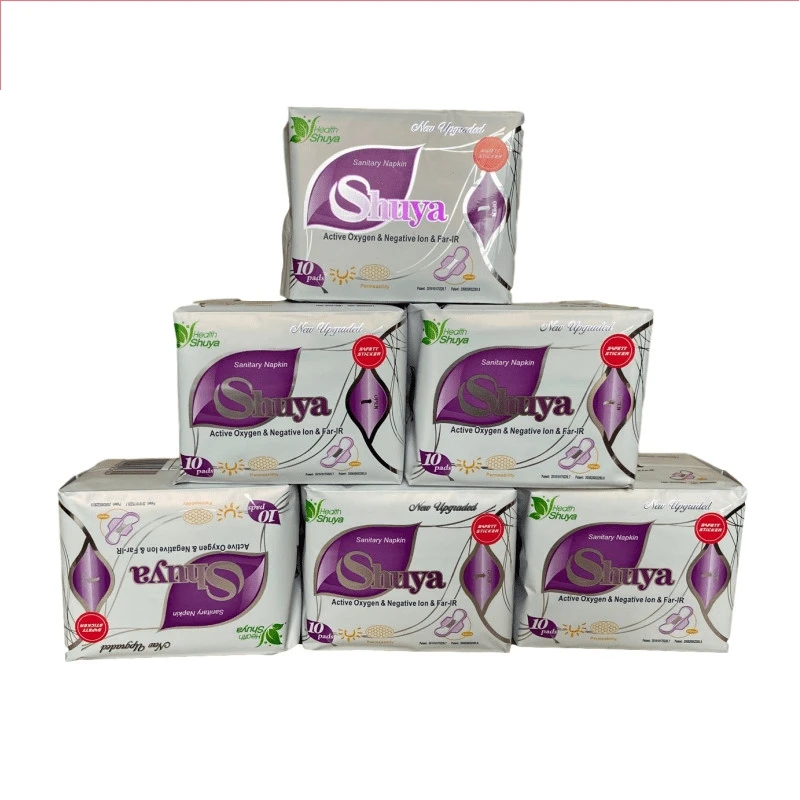 

10 packs Anion Sanitary Pads daytime use Feminine Hygiene Product Cotton Sanitary Napkin Health Shuya Anion Panty Liner