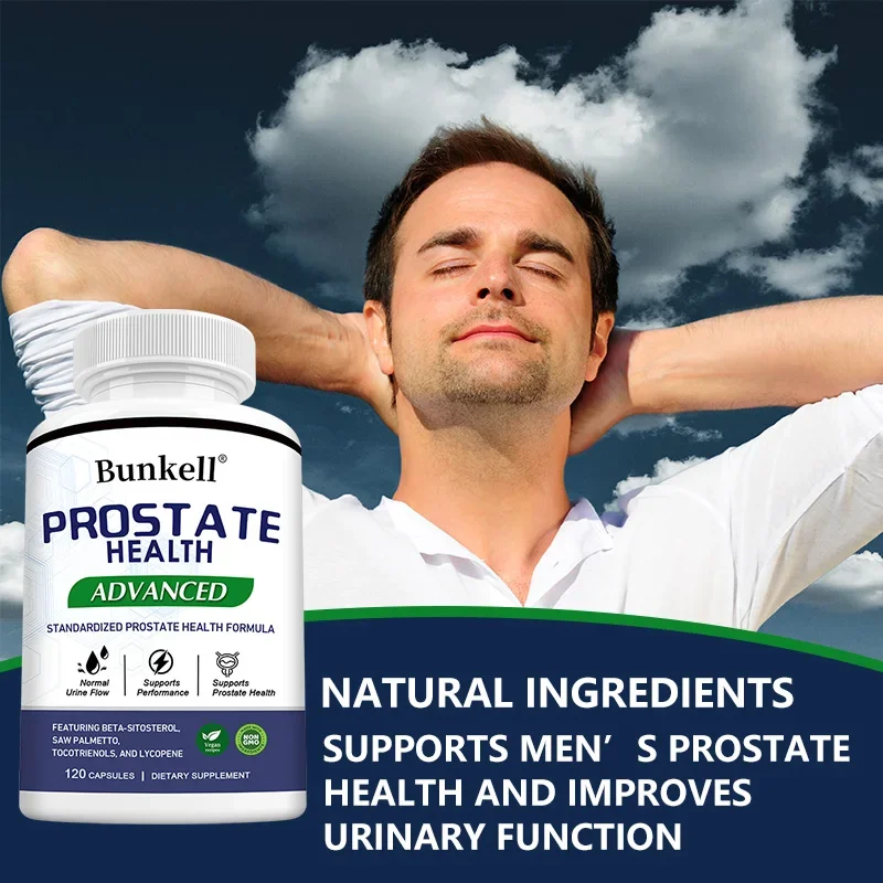 Prostate Health Supplement-Herbal Blend for Urinary Tract and Bladder-Saw Palmetto Formula Capsules, Adult Men