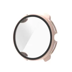 Enhanced All - Around Protective Tempered Glass and Case Cover with Screen Protector - Suunto Race (Pink)