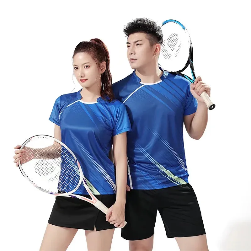 New sport shirt Tennis Shirts Men/Women , Table Tennis tshirt , Quick dry Fitness sports training tshirts,Outdoor Running Shirt