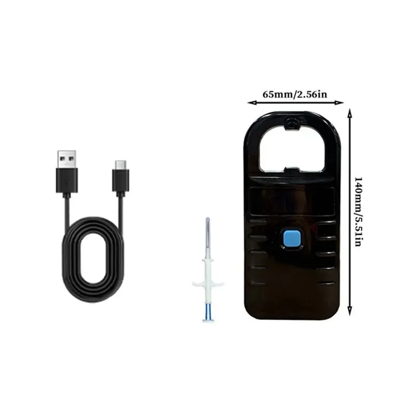 AY14 - 동물 스캐너 134.2Khz/125KHZ 동물 ID 리더 USB+블루투스 애완동물 칩 스캐너 EMID/FDX-B ISO11784/85 지원